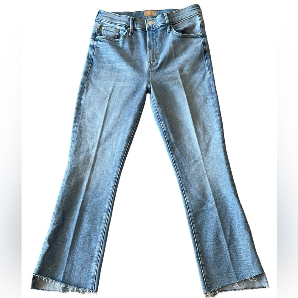 Mother Insider Crop Step Frayed Jeans - Picture 4 of 10
